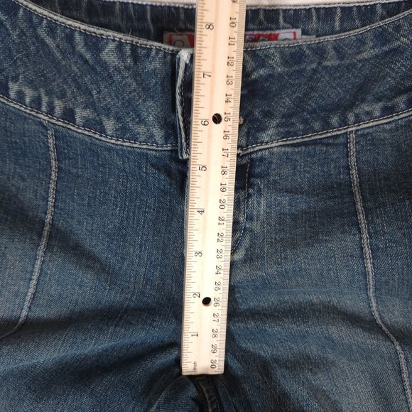 Silver Blue Jeans Womens Sz 30/32 Double Button Flare Denim Pants Canada - Picture 7 of 16